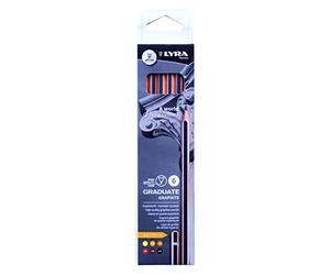 LYRA Graduate Graphite - Etui 6 crayons graphite artistic