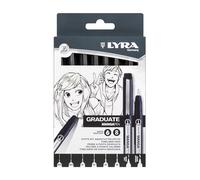 LYRA Graduate Mangapen - Etui 8 stylos