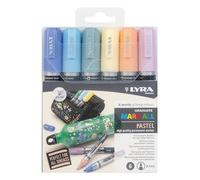 LYRA Graduate Mark All Pastel - Etui 6 marqueurs 2mm