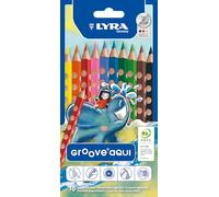 LYRA Groove Aqui - Etui 10 crayons de couleur