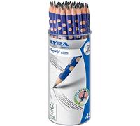 Pot de 48 crayons graphite triangulaires Groove Slim avec grip zone gauchers et droitiers mine HB