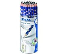 Pot de 48 crayons graphite triangulaires Groove Slim avec grip zone gauchers et droitiers mine HB