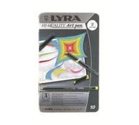 Lyra Hi-Quality Art Pen - Feutre - Encre À L'eau - Pack De 10