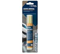 LYRA L4478003 Dry GIANT Lot de 12 mines de rechange remplies de mine graphite et de 2 feuilles de papier taille-crayon pour presque toutes les surfaces, sous blister