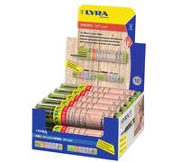 Lyra L4499111 Set de mines de rechange LYRA DRY rempli de 12 mines graphite pour menuisier en H