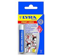 Lyra L4950001-12-1 Lot de 12 marqueurs à craie ronde 15 mm Blanc