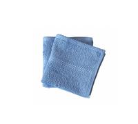 Lyra Linens - Lot de 2 ou 4 gants de toilette carrés en flanelle 100 % coton égyptien 500 g/m² - 30 cm x 30 cm - Séchage rapide et absorbants - Bleu cobalt, 2