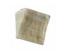 Lyra Linens - Lot de 2 ou 4 gants de toilette en flanelle 100 % coton égyptien 500 g/m² - Carrés - 30 cm x 30 cm - Séchage rapide et absorbants - Serviettes de sport (4, latte)