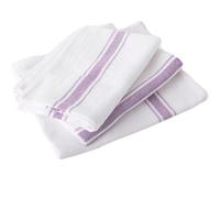 Lyra Linens - Lot de 2 ou 4 grands torchons de cuisine en coton de qualité supérieure - 50 x 76 cm - Chiffons professionnels pour restaurant et bar - Bleu ou bordeaux (4, bordeaux)