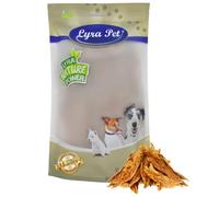 Lyra Pet® 1 kg Filet de Poitrine de Poulet séché naturellement | Friandise riche en protéines pour chiens - Digeste - Pauvre en graisses - 100 % naturelle - Riche en nutriments