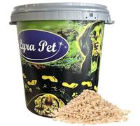 Lyra Pet® 10 kg de graines de cacahuètes hachées blanche + seau de 30 L | Idéal pour les petits oiseaux et les jeunes animaux | Nourriture pour oiseaux sauvages pour l'été et l'hiver | Gras & Nutritif