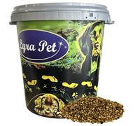 Lyra Pet® 10 kg graines de Chanvre + Seau de 30 L | Riche en protéines & oméga-3 - Riche en fibres & nutriments - Aliment toute l’année - Idéal en complément