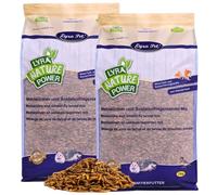 Lyra Pet® 10 kg Mélange de vers de Farine et de Larves de Mouches Soldats, séché