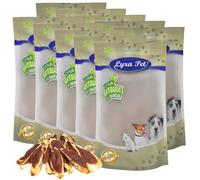 Lyra Pet® 10 kg Oreilles de Lapin fourrées au Canard séchées, Snack Chien
