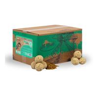 Lyra Pet® | 150 Boules de Graisse de l'ALB-MÜHLE Protéines sans Filet | Nourriture Riche en protéines et en Graisses avec des vers de Farine | pour l'été et l'hiver