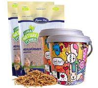 2 x 10 litres Lyra Pet® vers de farine en seau design