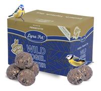 Lyra Pet® 200 Boules gourmandes de Graisses sans Filet à 80 g | Source d'énergie pour Les Oiseaux Sauvages | Nourriture Riche en nutriments et en Graisses | Nourriture pour Oiseaux été & Hiver
