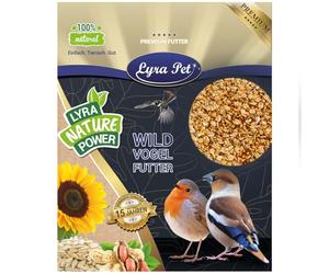 Lyra Pet® 25 kg Aliment Gras Basic, mélange à Disperser pour Oiseaux | Aliment pour oiseaux sauvages toute l’année - Source d’énergie été & hiver - Idéal pour oiseaux granivores -Balcon & terrasse