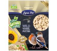 Lyra Pet® 25 kg de graines de cacahuètes blanchies coupées en Deux, cacahuètes concassées, Nourriture pour Oiseaux