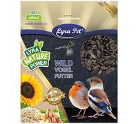 Lyra Pet® 25 kg de graines de Tournesol Noir | Nourriture pour Oiseaux Sauvages Toute l'année | Idéal pour Les Petits Oiseaux | avec Une teneur maximale en Huile | Donne de l'énergie été et Hiver