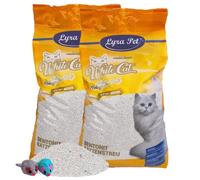 Lyra Pet® 30 L (2 x 15 L) White Cat® litière pour Chats bentonite +2 Souris