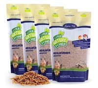 Lyra Pet® 4 × 10 L vers de Farine séchés - Aliment de qualité Premium