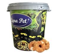 Lyra Pet® 5 kg Anneaux à mâcher au Blanc de Poulet + Seau de 30 L