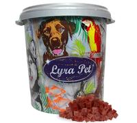 Lyra Pet® 5 kg de Cubes de magret de Canard | Friandise à mâcher de Canard | Délices idéale pour récompenser et entraîner | Gourmandise également pour Chiots et Chiens âgés | Riche en protéines
