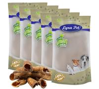 Lyra Pet® 5 kg de tripes de bœuf Grands séchées | Friandise Naturelle à mâcher | Friandise Riche en protéines, également adaptée aux Chiots et aux Chiens âgés | Riche en nutriments