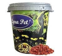 Lyra Pet® 5 kg dés de Canard au Poisson + Seau de 30 L