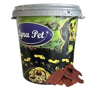 Lyra Pet® 5 kg lanières d’Agneau séchées + Seau de 30 L