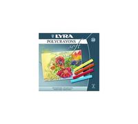 Lyra Polycrayons Soft - Crayon - pastel doux - couleurs assorties - 10 mm - pack de 24
