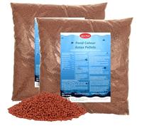 Lyra Pond® 2 x 10 L (7,4 kg) Pond Colour Astax Pellets Aliment pour Poissons | pour des Couleurs éclatantes | Pellets protéinés à l'astaxanthine | Aliment digeste | Composition adaptée aux Poissons