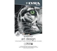 LYRA - Crayons graphite - Rembrandt Art Design - Boîte métal - 12 crayons