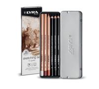 LYRA Rembrandt – Set de croquis – Boîte métal, 6 crayons à dessin