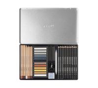 LYRA Rembrandt - Sketching Set - 18 crayons + 12 pastels + accessoires pour le dessin