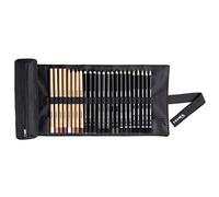 LYRA Rembrandt - Trousse à rouler de 24 crayons techniques pour le dessin
