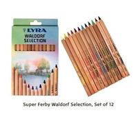 Lyra Germany – Crayons de couleur Super Ferby Nature Waldorf – Étui 12