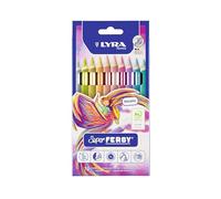 LYRA Super Ferby Metallic - Etui 10 crayons de couleur en bois Metallic