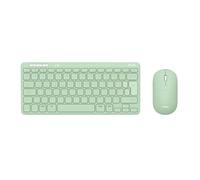 Trust Clavier Lyra avec souris incluse RF sans fil et Bluetooth QWERTY Italien Vert