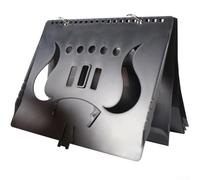Lyre de fanfare avec 5 feuilles transparentes, support de partition pour instruments en laiton, support en plastique léger à clipser pour défilés et