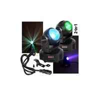 Lyre double face MH-ASTRO-BEAM - DMX 2 x 10W RGBW ASTRO & BEAM - 14/18 canaux DMX - Stroboscope