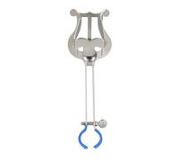 Lyre en métal fiable pour trompette qui maintient parfaitement vos partitions de musique en toute simplicité (argenté)