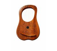 Lyre Harpe gravée Dragon gallois celtique / Lyra Harpe Sheesham Dragon en bois de sheesham