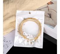 Lyre Harpe Jeu de cordes de rechange en métal pour artistes et amateurs de musique (19 cordes)