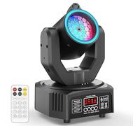 Lyre LED 30W Mini Lumière Disco Dot Beam à Tête Mobile, Jeux de Lumiere LED RGB avec Télécommande Lumière à Effet Gobo avec Ouverture DMX512 pour Scène Fête Club DJ