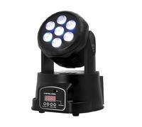 Lyre LED Mini Lampe à Tête Mobile DJ Éclairage De Scène Moving Head Lampe Avec Télécommande,Pour Mariage, Fête D'anniversaire, Banquet, Bar, Concert