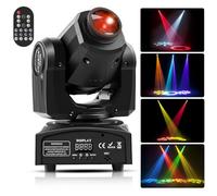 Lyre Led, UKing 50W Tête Mobile avec Télécommande DMX 512 Éclairage à Disco DJ Lumière 8 Gobos 8 Couleurs Sono/Auto/Master Slave/Stroboscope pour DJ Soirée Fête KTV Bar Club