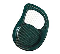 Lyre portable à 16 cordes - Placage en bois massif pour débutants, idéal pour l'apprentissage de la musique et la thérapie, design léger pour un transport facile
