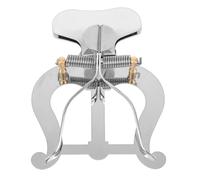 Lyre pour Trombone en Métal Argenté, Clip Robuste, Facile à Installer | Porte-partitions Compact, Design Peu Encombrant, Retrait Rapide, pour Fanfares et Débutants